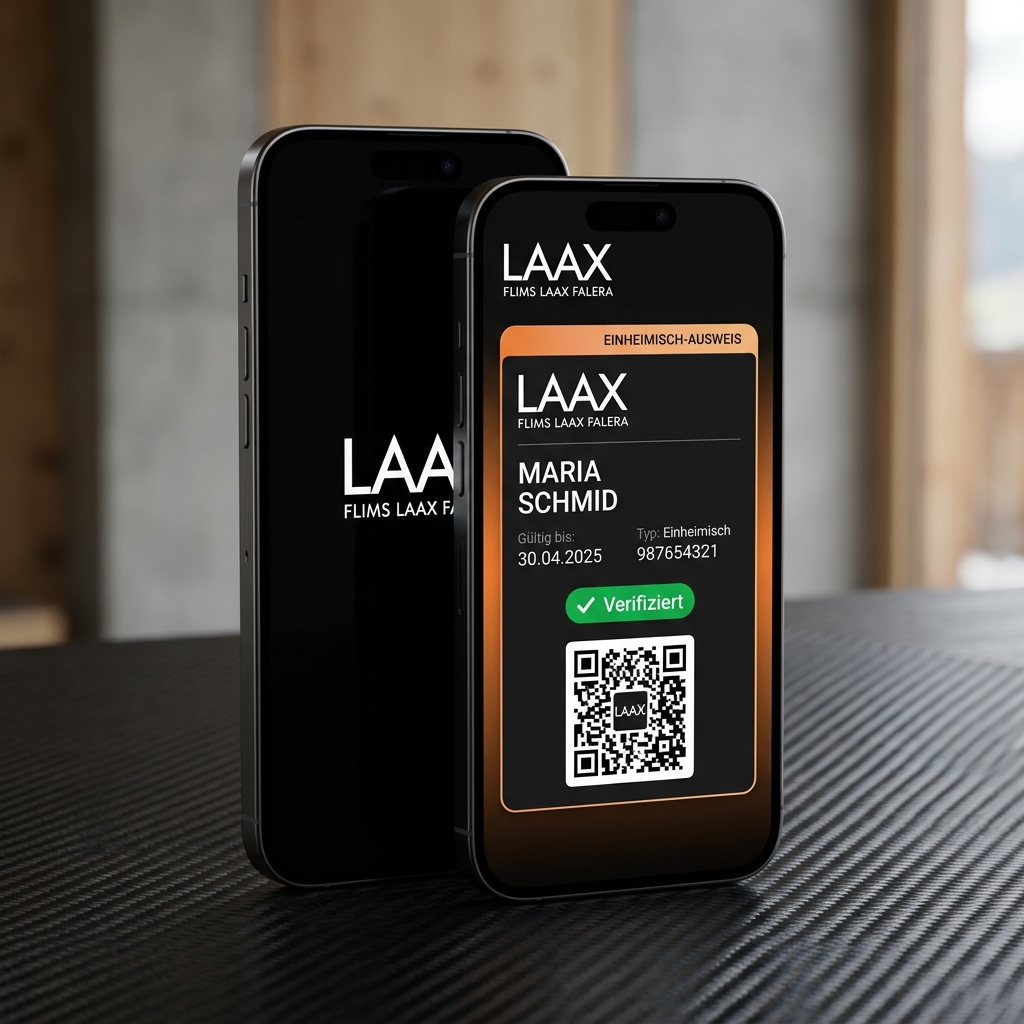 LAAX App mit digitalem Einheimisch-Ausweis